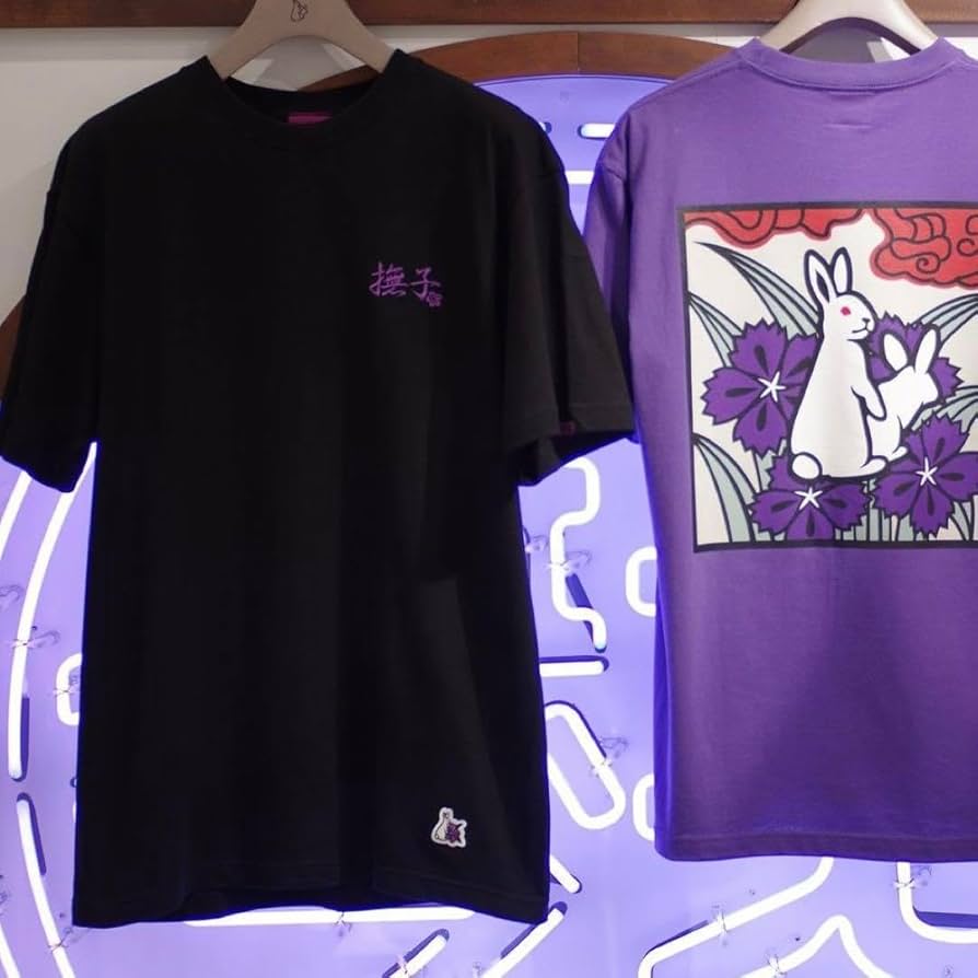 FR2 撫子 Tシャツ 新品 タグ付き 新品未開封☺︎》#FR2撫子 狂兎色情兎 ロゴTシャツ ブラック